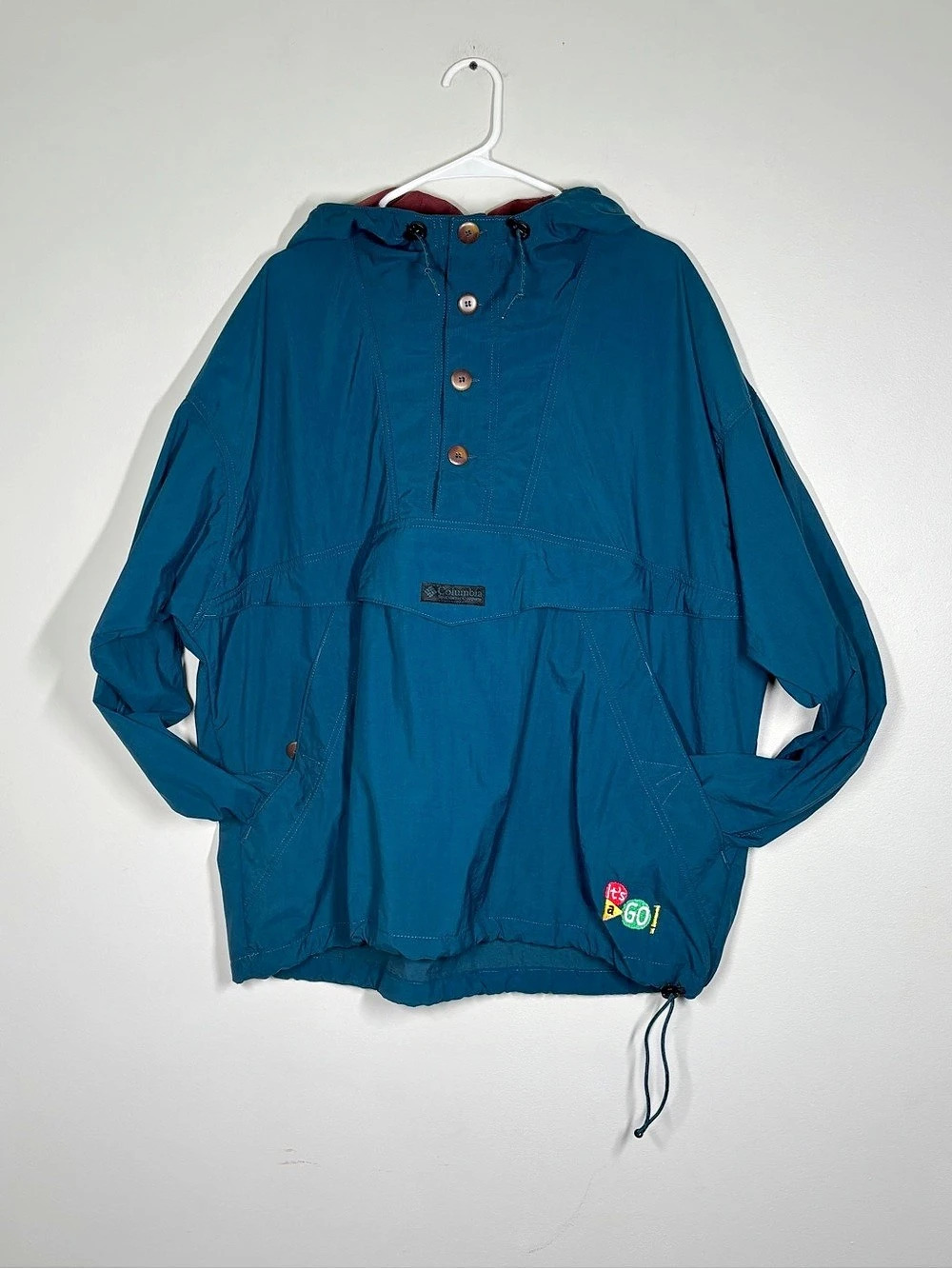Columbia Men's Nylon Anorak Jacket Size XL